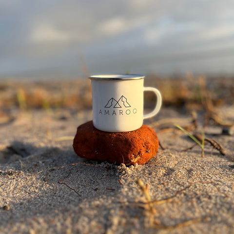 Amaroq Glamping emalje krus