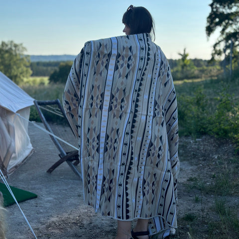 Bomulds picnictæppe