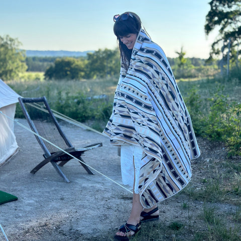 Bomulds picnictæppe