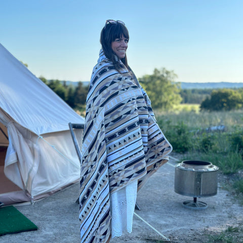 Bomulds picnictæppe