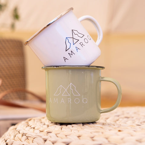 Amaroq Glamping emalje krus