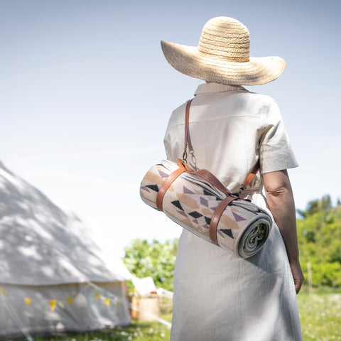 Bomulds picnictæppe
