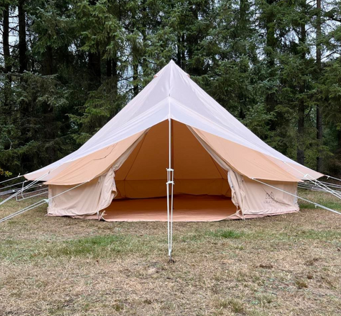Regnslag til glamping telt