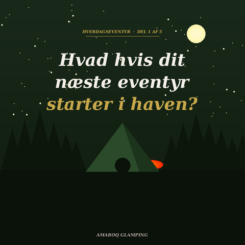 Hvad hvis dit næste eventyr starter i haven?