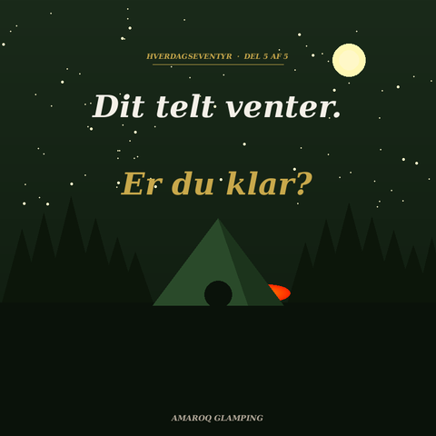 Dit telt venter. Er du klar?