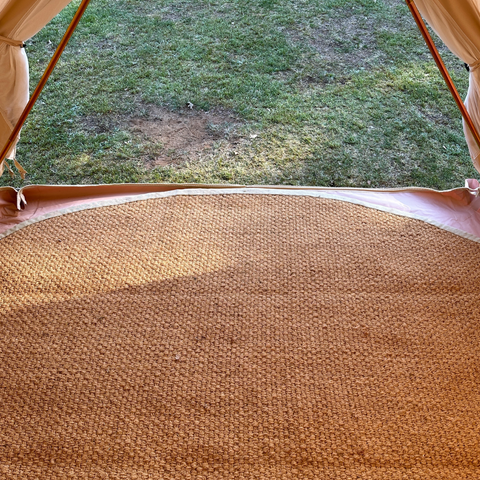 Gulvtæppe til glamping telt