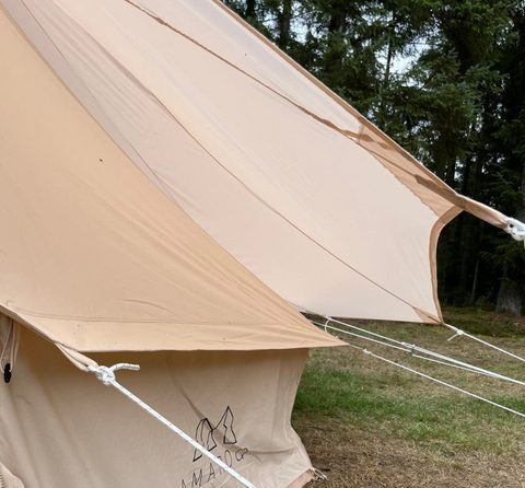 Regnslag til glamping telt